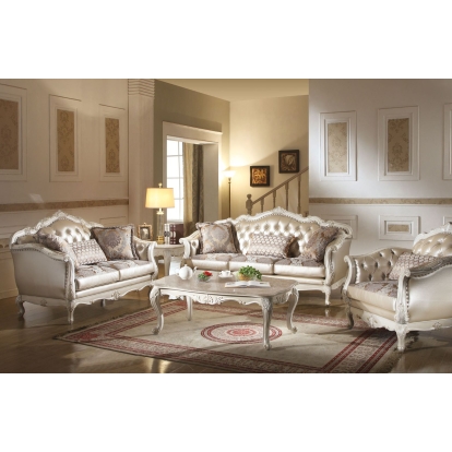 ACME Chantelle Sofa With 3 Pillows Model 53540