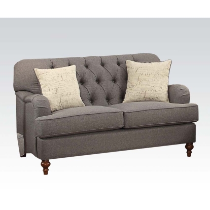 ACME Alianza Loveseat With 2 Pillows Model 53691