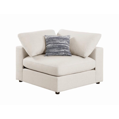 Coaster Serene Upholstered Corner Beige Model 551322