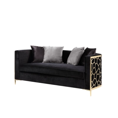 ACME Fergal Loveseat With 4 Pillows Model 55666