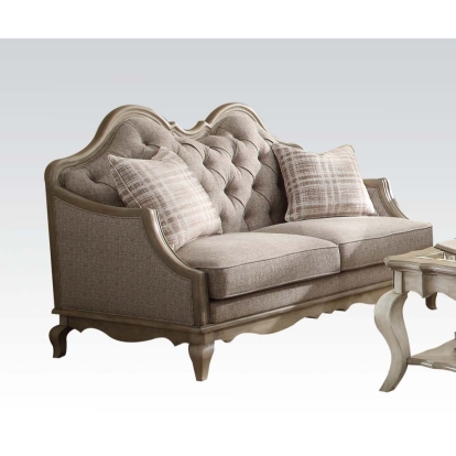 ACME Chelmsford Loveseat With 2 Pillows Model 56051