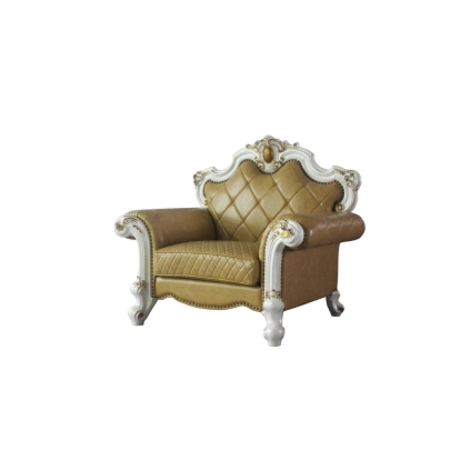 ACME Picardy Chair With Pillow Model 58212