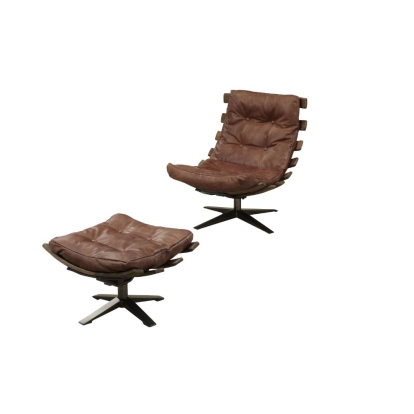 ACME Gandy Chair & Ottoman Model 59530