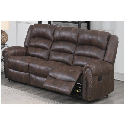 Poundex Power Reclining Sofa Model F86356