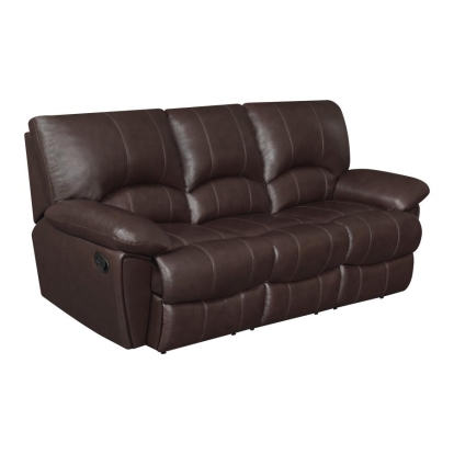 Coaster Clifford Pillow Top Arm Motion Sofa Chocolate Model 600281