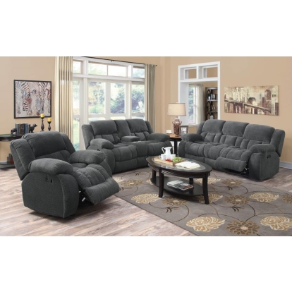 Coaster Weissman Upholstered Tufted Living Room Set Model 601921-S3