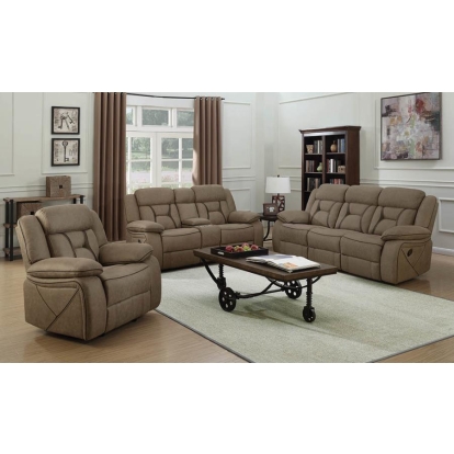 Coaster Higgins Upholstered Tufted Living Room Set Model 602264-S3