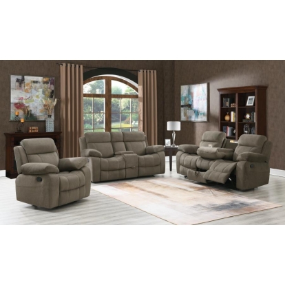 Coaster Myleene Upholstered Tufted Living Room Set Mocha Model 603031-S3