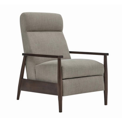 Coaster Kaylie Upholstered Push-Back Recliner Cream Model 603298