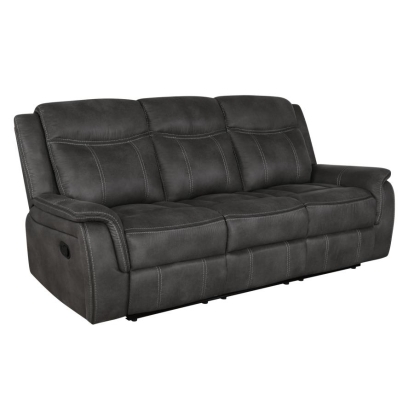 Coaster Lawrence Upholstered Tufted Back Motion Sofa Model 603504