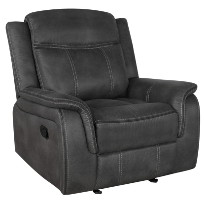 Coaster Lawrence Upholstered Tufted Back Glider Recliner Model 603506