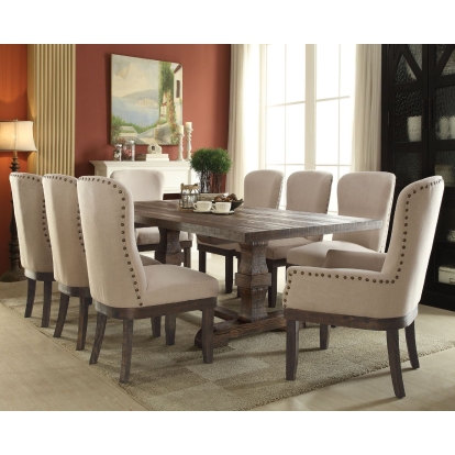 ACME Landon Dining Table With Leaf Model 60737