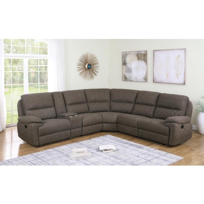 Coaster Variel 6-piece Modular Motion Sectional Taupe Model 608980