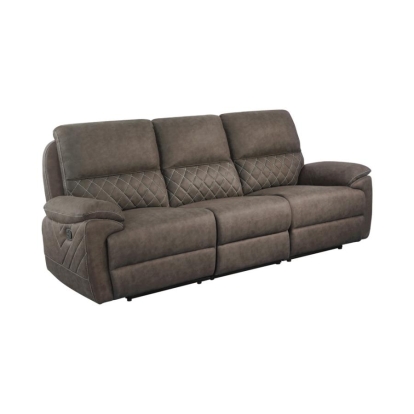 Coaster Variel Upholstered Tufted Motion Sofa Model 608981