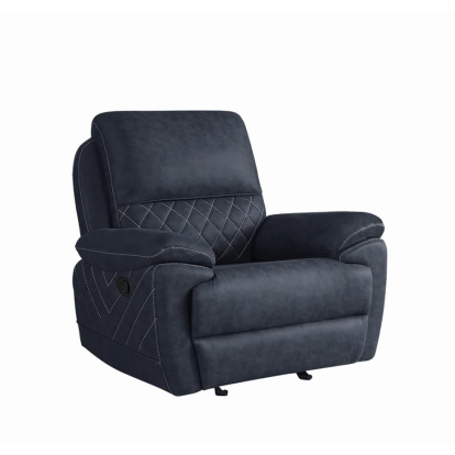 Coaster Variel Glider Recliner Blue Model 608993