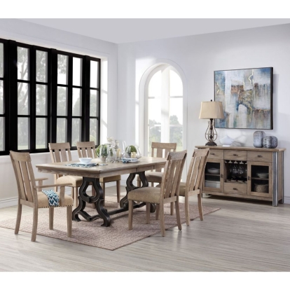 ACME Nathaniel Dining Table Model 62330
