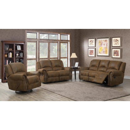 Coaster Sir Rawlinson Upholstered Living Room Set Buckskin Brown Model 650151-S3