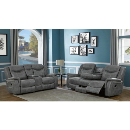 Coaster Conrad 2-piece Living Room Set Grey Model 650354-S2