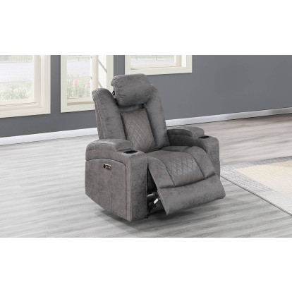 Poundex Power Recliner Single Model F86321