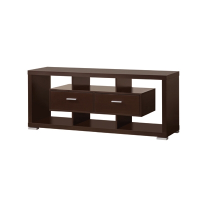 Coaster Darien 2-drawer Rectangular TV Console Cappuccino