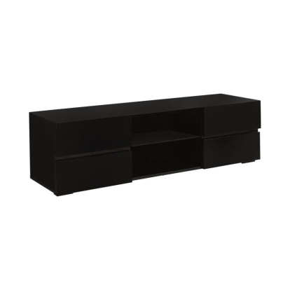 Coaster Anthony 4-drawer TV Console Glossy Black Model 700841