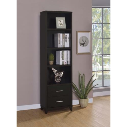 Coaster Lewes 2-drawer Media Tower Cappuccino