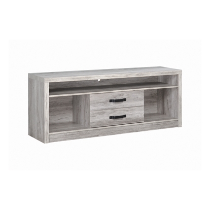 Coaster Burke 2-drawer TV Console Grey Driftwood