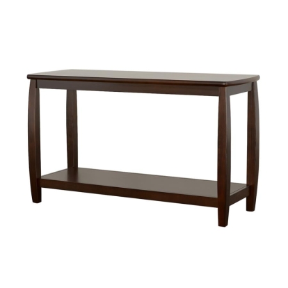 Coaster Dixon Rectangular Sofa Table with Lower Shelf Espresso Model 701079
