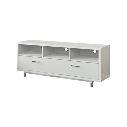 Coaster Casey 2-drawer Rectangular TV Console White