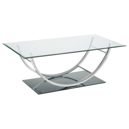 Coaster Danville U-shaped Coffee Table Chrome Model 704988