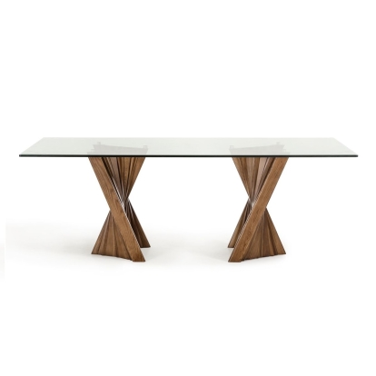 VIG Furniture Walnut Dining Table SKU VGCSDT-1571 - Product ID 70703