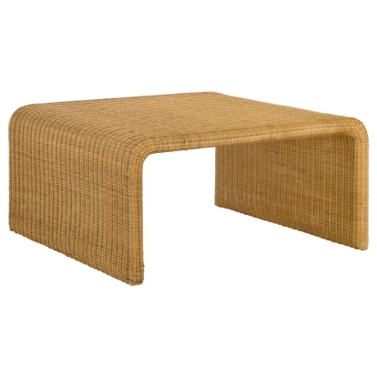 Coaster Juanita Square Rattan Coffee Table Natural Model 709818