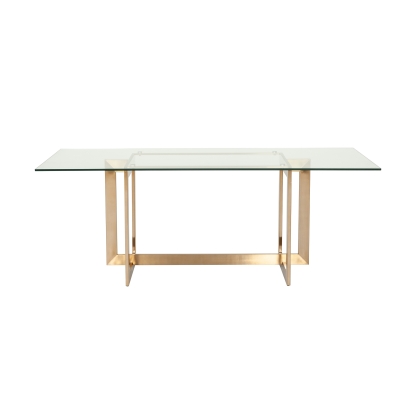 VIG Furniture Clear Glass Dining Table SKU VGVCT8961-G - Product ID 71914