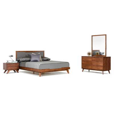 VIG Furniture Walnut Bedroom Set SKU VGMASORIA-SET - Product ID 72076|72077|75352