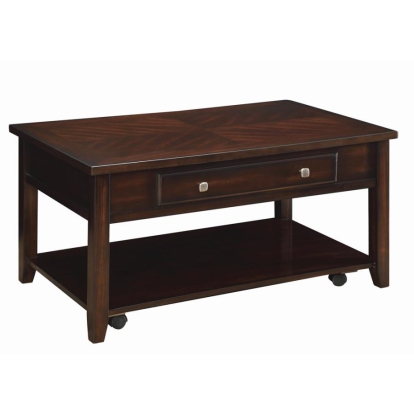 Coaster Bradford Rectangular Lift Top Coffee Table Walnut Model 721038