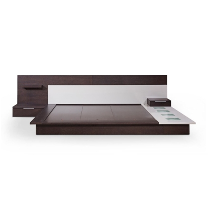 VIG Furniture Brown Bed SKU VGWCSB-B03-BRNGRY - Product ID 72189|70959|74245