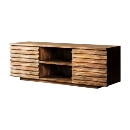 Coaster Julia 2-door TV Console with Adjustable Shelf Natural