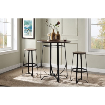 ACME Nirav 3PC Bar Table Set Model 72440