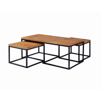 Coaster Nevaeh 3-piece Occasional Set Natural Model 731193