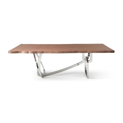 VIG Furniture Walnut Dining Table SKU VGVCT1301S-24 - Product ID 73266A