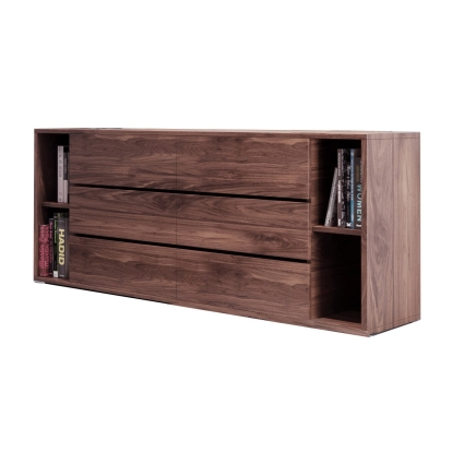 VIG Furniture Brown Dresser SKU VGMABR-55-WAL-DRS - Product ID 74153