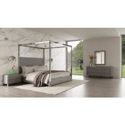 VIG Furniture Grey Bedroom Set SKU VGVCBD008A-SET - Product ID 74171|74169