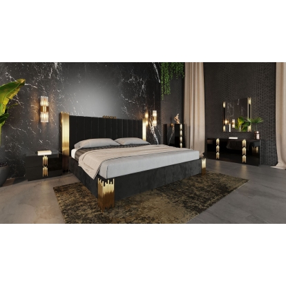 VIG Furniture Black Bedroom Set SKU VGVCBD815-SET - Product ID 74259|74260
