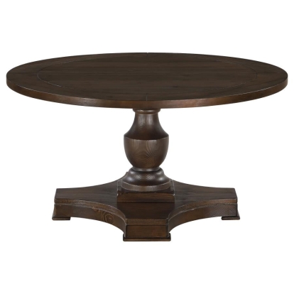 Coaster Morello Round Coffee Table with Pedestal Base Coffee Model 753448
