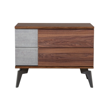 VIG Furniture Walnut Nightstand SKU VGACPALERMO-WAL-NS - Product ID 75552