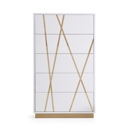 VIG Furniture White Chest SKU VGVCJ1909-5H-WHT - Product ID 75648