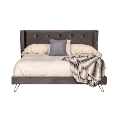 VIG Furniture Grey Bed SKU VGMABR-82 - Product ID 75772|75773