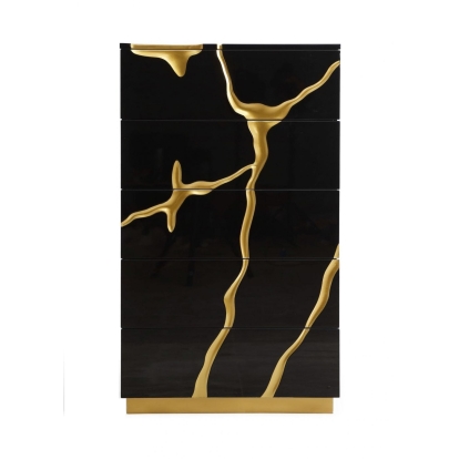 VIG Furniture Black Chest SKU VGVCJ1801-5H-BLK-CHEST - Product ID 76165