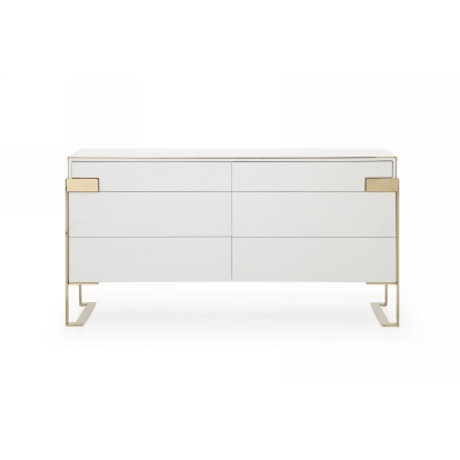VIG Furniture White Dresser SKU VGVCMF-J096-6S - Product ID 76472