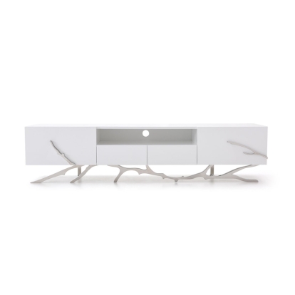 VIG Furniture White TV Stand SKU VGVCTV8111-22 - Product ID 76639A